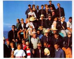 The Windansea Surf Club was founded in the year 19 The Windansea Surf Club was founded in the year 1963. Its members included former high-school teacher Chuck Hasley, Mike Hynson, Butch Van Artsdalen,